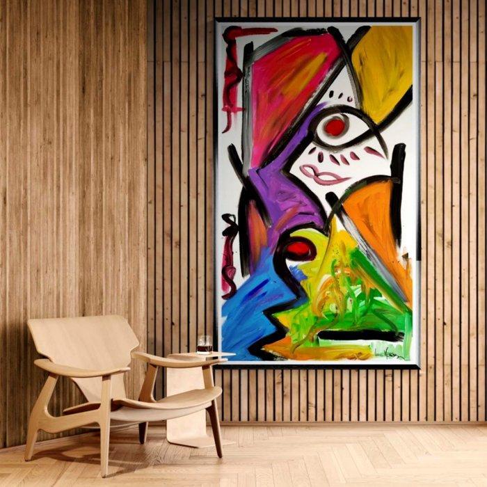 Luc Mora - Miss Abstract Walk - XXL, Antiquités & Art, Art | Objets design