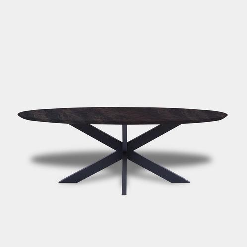 Tafel Ovaal Eikenhout  Matrix  300x120, Huis en Inrichting, Tafels | Eettafels