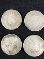 Belgique. Léopold II. 2 Frank 9 stuks 1867-1909 (Sans Prix, Postzegels en Munten