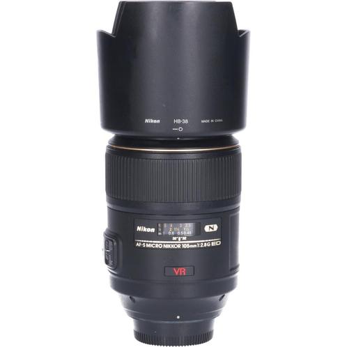 Tweedehands Nikon AF-S 105mm f/2.8G IF ED VR Micro CM3591, Audio, Tv en Foto, Foto | Lenzen en Objectieven, Overige typen, Gebruikt