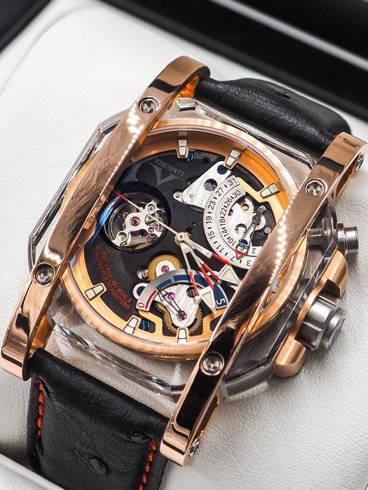 Visconti - nr. 38 of 38 - Zonder Minimumprijs - * 18kt Gold, Handtassen en Accessoires, Horloges | Heren