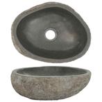Ovaal Natuursteen Lavabo | OP = OP | 40% Korting, Minder dan 50 cm, Verzenden, Nieuw, Minder dan 100 cm
