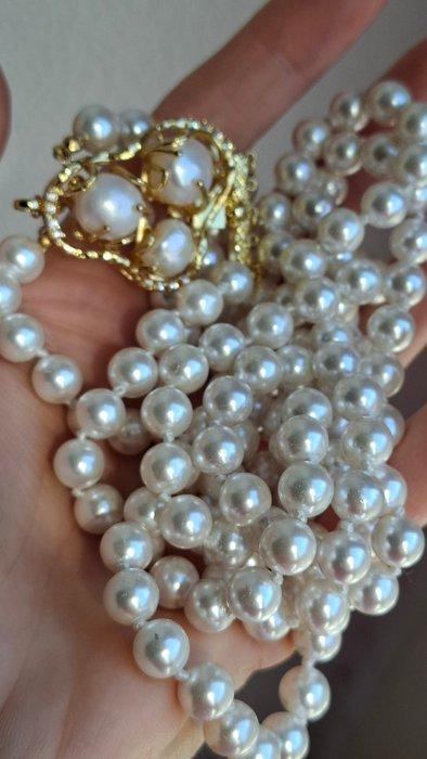 Parel - Verguld - Kraagketting - Perle Mallorca en Perle Bar, Huis en Inrichting, Overige Huis en Inrichting