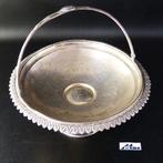 Tafelmiddenstuk - schaal met handvat - .800 zilver, Antiek en Kunst