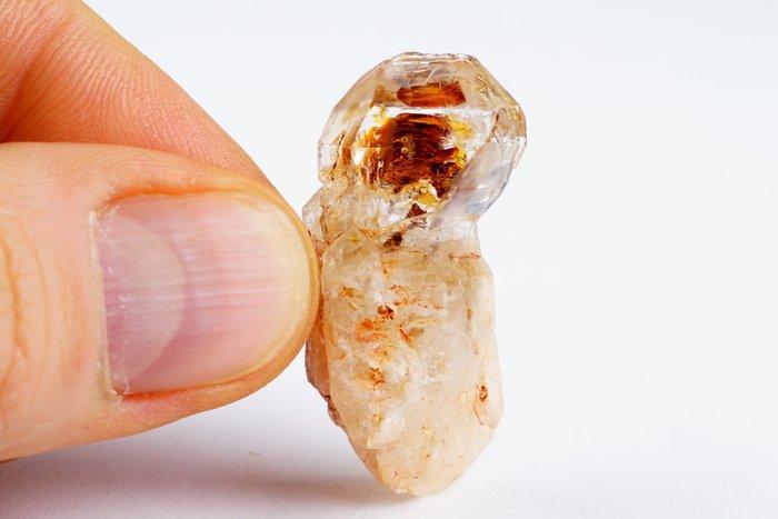 Fenêtre de pétrole Scepter Quartz avec inclusions de, Verzamelen, Mineralen en Fossielen