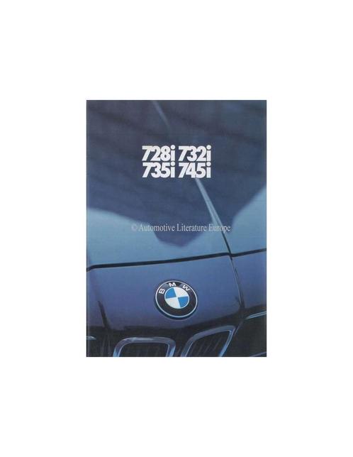 1981 BMW 7 SERIE BROCHURE DUITS, Livres, Autos | Brochures & Magazines