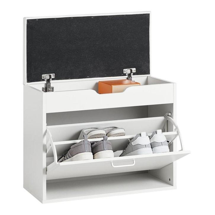 2dekans | SoBuy Schoenenkast met Zitvlak en Opberglade - 60, Maison & Meubles, Armoires | Armoires à chaussures, Enlèvement ou Envoi