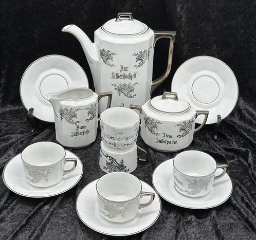 Service à café - Seltener Art Deco von Carl Tielsch C.T., Antiek en Kunst, Antiek | Meubels | Tafels