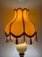 Tafellamp - Marmer, Textiel - Frankrijk - 1930