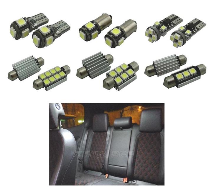 KIT 13 AMPOULES LED INTÉRIEUR POUR SEAT LEON MK1 1M 1M1 BERL, Auto-onderdelen, Verlichting, Verzenden