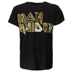 Iron Maiden Eddie Logo T-Shirt - Officiële Merchandise, Kleding | Heren, Nieuw