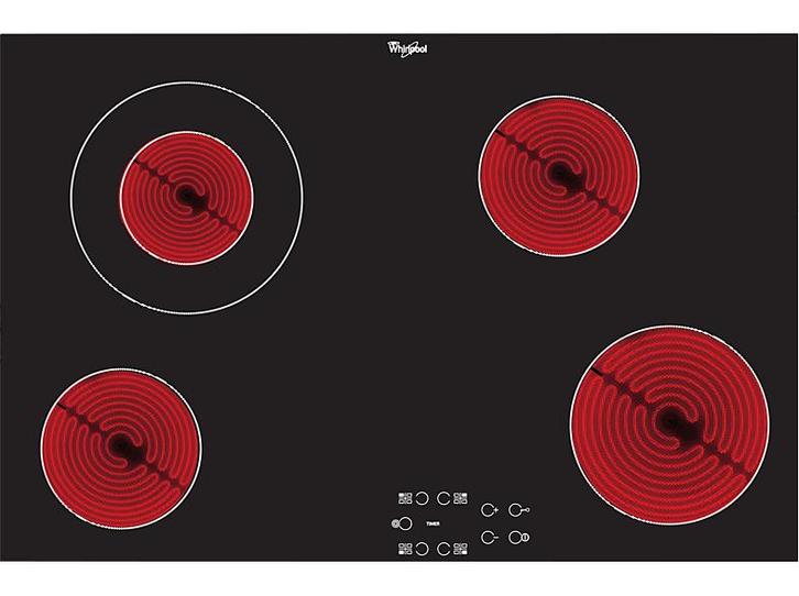 Whirlpool -  Keramische Kookplaat (akt 8330 Lx) - Zwart, Elektronische apparatuur, Kookplaten, Keramisch, Nieuw, Verzenden
