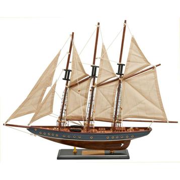 Zeilboot Model Atlantic 61cm Donkerblauw, Ophalen of Verzenden
