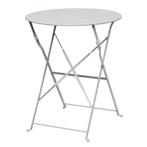 Ronde stalen opklapbare tafel grijs 59,5cm | Ø595x710(h)mm, Zakelijke goederen, Verzenden, Nieuw in verpakking