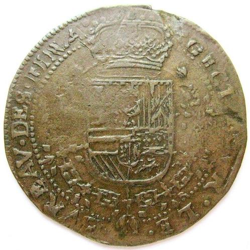 Spaanse Nederlanden Brussel Rekenpenning of Jeton 1663 -, Postzegels en Munten, Munten | Nederland