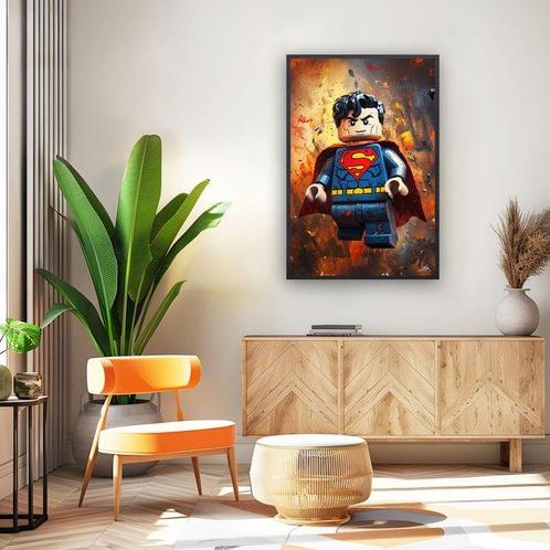 Zak - Lego Superman, Antiek en Kunst, Kunst | Schilderijen | Modern