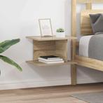 vidaXL Nachtkastje 2 pcs Sonoma Eik 40 x 30 x 25 cm Bewerkt, Huis en Inrichting, Slaapkamer | Nachtkastjes, Verzenden, Nieuw
