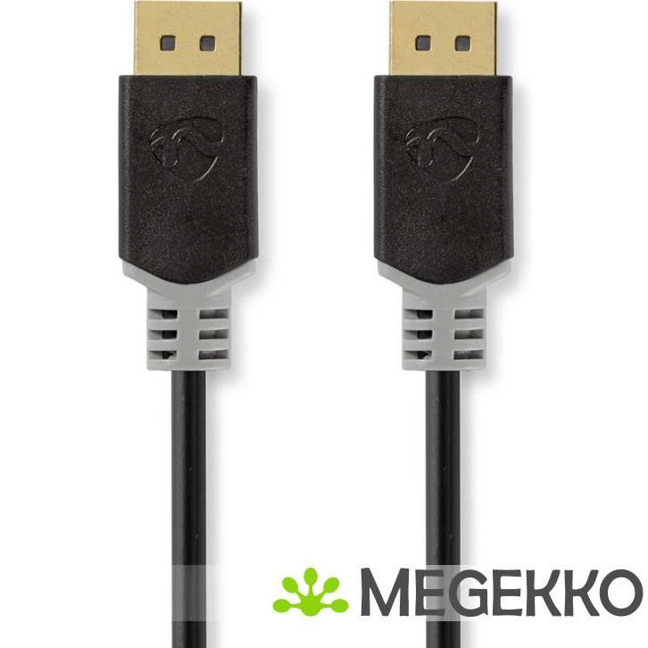 Nedis DisplayPort-Kabel Male Male 8K 60Hz 2 m, Computers en Software, Overige Computers en Software, Nieuw, Verzenden