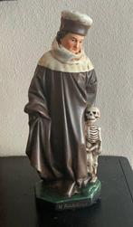 Beeld, Heilige Fridolinus - 45 cm - Gips