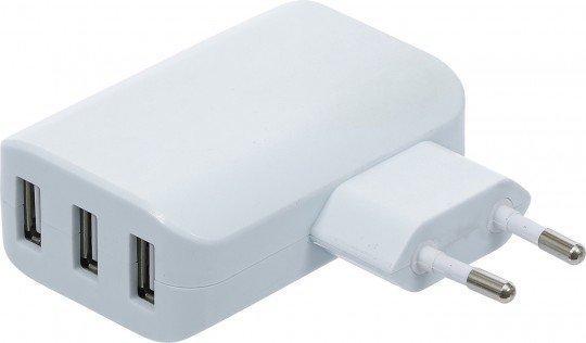 Universele USB-oplader 3 USB-poorten max 3,4 A totaal max 2,, Auto-onderdelen, Accu's en Toebehoren, Verzenden