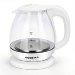 Waterkoker glas - met LED - 1L - 2200W - Wit - Aigostar, Elektronische apparatuur, Waterkokers, Verzenden, Nieuw