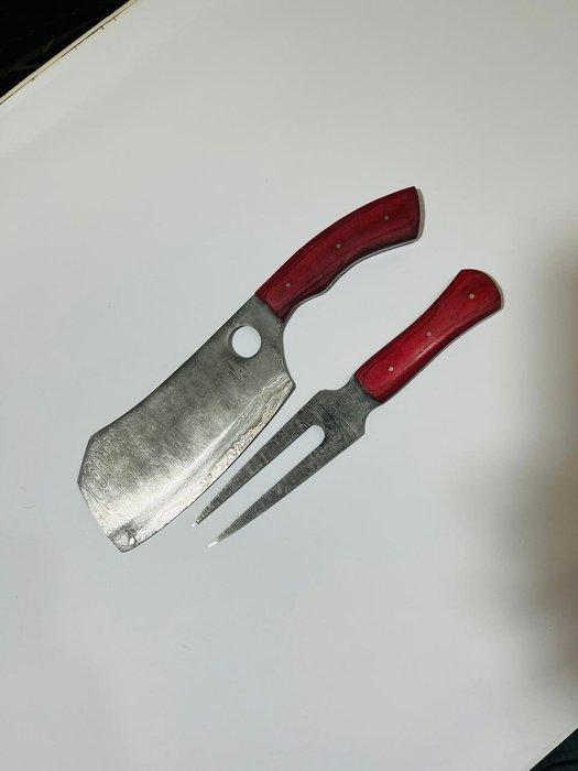 Keukenmes - Japanse Outdoor- en Kampeer Messen Set (0073) -, Antiek en Kunst, Antiek | Keukengerei