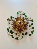 Banci - Lamp (3) - goudkleurig metaal en kristal - Banci