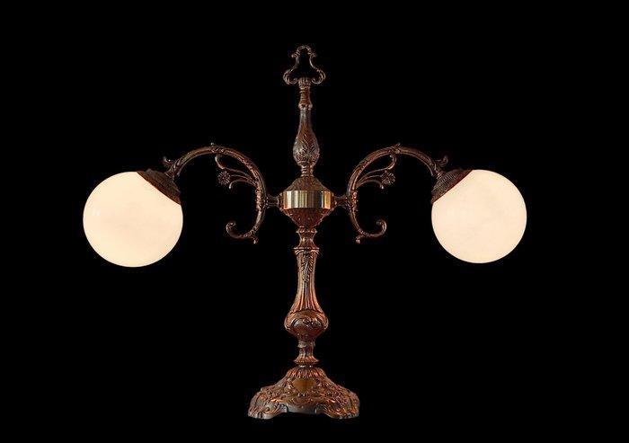 Tafellamp - goudkleurig metaal, Antiek en Kunst, Curiosa en Brocante