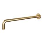 Wandarm Brauer Gold Edition Gebogen 40 cm Geborsteld Goud, Doe-het-zelf en Bouw, Sanitair, Ophalen of Verzenden, Nieuw, Kraan