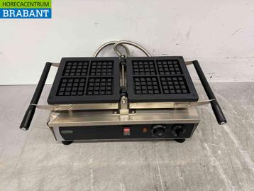 Combisteel RVS Kantelbare wafelijzer met timer 230V Horeca beschikbaar voor biedingen