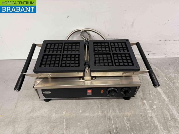 Combisteel RVS Kantelbare wafelijzer met timer 230V Horeca, Zakelijke goederen, Horeca | Keukenapparatuur, Ophalen of Verzenden