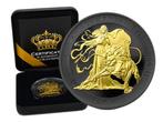 Sainte Hélène. 1 Pound 2021 The Lion - Gold Black Empire