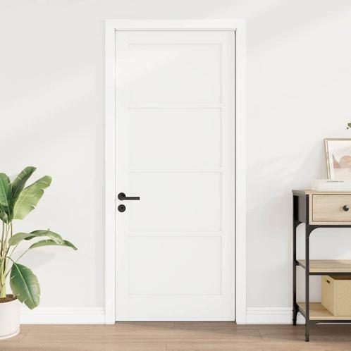 vidaXL Interieurdeur Wit 83 x 202 cm Multiplex, Doe-het-zelf en Bouw, Deuren en Vliegenramen, Nieuw, Verzenden