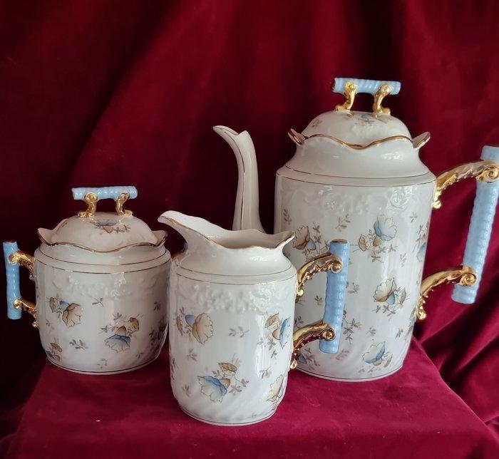 Gesetzlich Geschützt - Zahlen Punze - Koffie- en theeservies, Antiquités & Art, Antiquités | Verre & Cristal