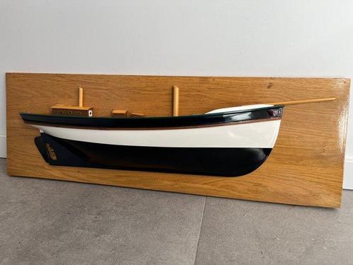 Maritieme objecten - Eik- Halfcasco schip, Antiek en Kunst, Curiosa en Brocante