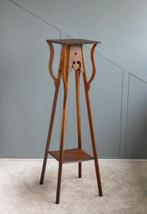 Plantentafel - Piëdestal, Bijzettafel - Eikenhout, Antiek en Kunst
