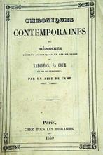Collectif - Chroniques contemporaines ou Mémoires secrets, Antiek en Kunst