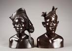 een paar, man en vrouw - Bali - Indonesië (Zonder, Antiek en Kunst
