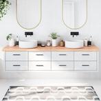 vidaXL Wastafelblad 220x60x(2-6) cm behandeld massief hout, Huis en Inrichting, Keuken | Keukenelementen, Verzenden, Nieuw