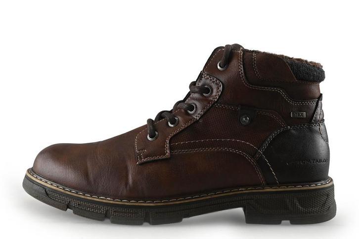 Tom Tailor Veterboots in maat 43 Cognac, Kleding | Heren, Schoenen, Overige kleuren, Zo goed als nieuw, Boots, Verzenden