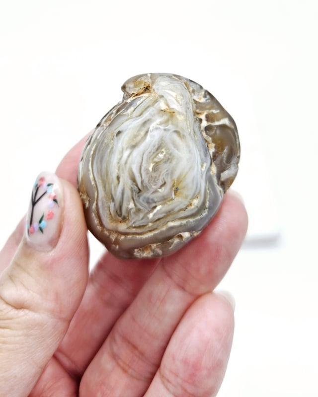 Water agaat - Enhydro Agaat (zie filmpje), Handtassen en Accessoires, Edelstenen, Ophalen of Verzenden