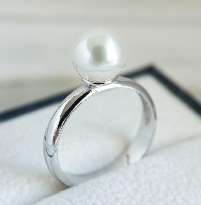 Zonder minimumprijs - Ring - 925 Zilver - 8,57 mm, Akoya, Handtassen en Accessoires, Ringen