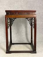 Chinese tafel gesigneerd - Hout, Marmer - Eind 20e eeuw, Antiek en Kunst