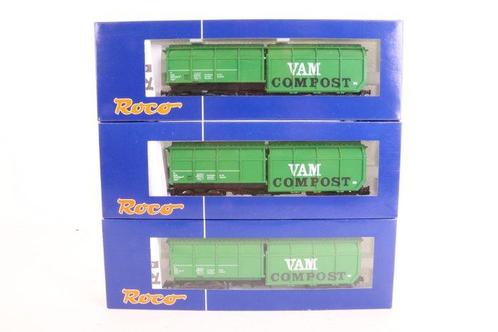 Roco H0 - Ensemble de wagons de marchandises pour trains, Hobby en Vrije tijd, Modeltreinen | H0