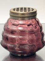 Vase - Verre, Métal - Pique-Fleurs, Antiek en Kunst