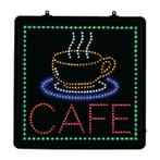 Panneau Lumineux Café - LED - 400x400mm, Articles professionnels, Ophalen of Verzenden