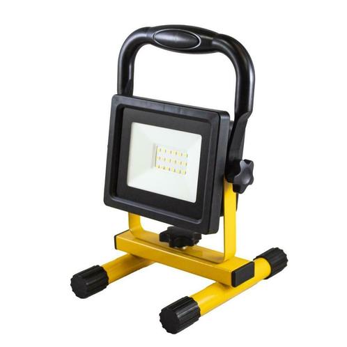 AANBIEDING LED Bouwlamp op batterij 20 watt Daglicht Euro, Doe-het-zelf en Bouw, Bouwverlichting, Lamp met armatuur, Nieuw, Minder dan 50 watt