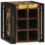 vidaXL Flesrek 34,5x35x39 cm Massief Gerecycled Hout, Verzenden, Nieuw