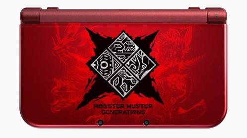 New Nintendo 3DS XL Console - Monster Hunter Generations..., Games en Spelcomputers, Spelcomputers | Nintendo 2DS en 3DS, Zo goed als nieuw