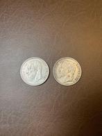 België, Frankrijk. 5 Francs 1869 e 1876 (2 monete) (Zonder, Postzegels en Munten